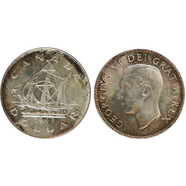 1949 $1 ICCS Superb Gem Mint State-66