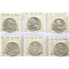 Image 1 : 1950 $1 "SWL", 1955, 1956, 1957, 1958, 1959, 1963, 1965 "SB P5", 1966 "LB" All 9 coins fully brillia