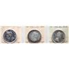 Image 1 : 1951 $1, 1952 "WL", 1954, All 3 coins ICCS Choice Mint State-64
