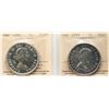 Image 1 : 1954 $1 ICCS Choice Proof-Like-63, 1955 "Arnprior" ICCS Choice Proof-Like-64.  Lot of 2 coins.