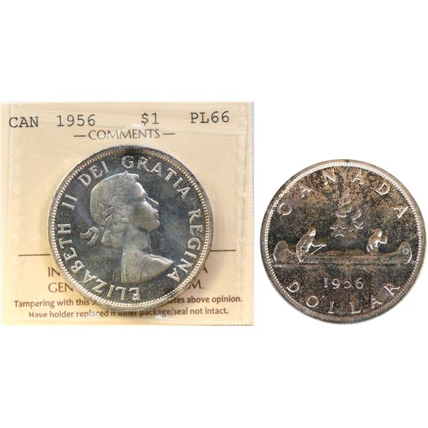 1956 $1 ICCS Superb Gem Proof-Like-66 Cameo