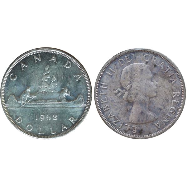1962 $1 ICCS Gem Mint State-65.  Gem issue with mild beach like tones (sandy appeal).