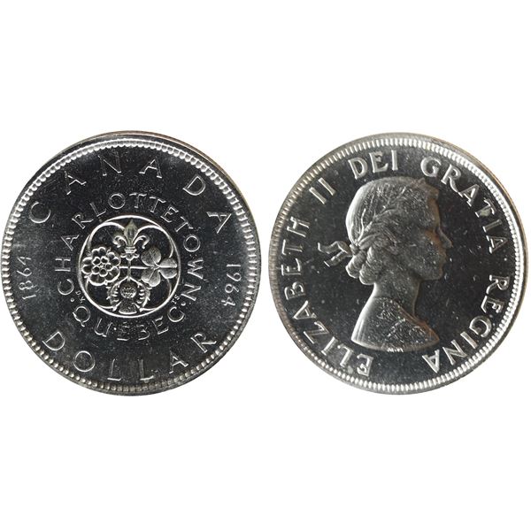 1964 $1 ICCS Gem Proof-Like-65, Brilliant with reflective surfaces.