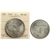 Image 1 : 1967 $1 ICCS Superb Gem Mint State-66 Very light toning over full underlying lustre.