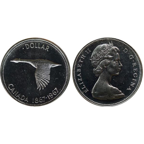 1967 $1 ICCS Superb Gem Proof-Like-66 Cameo