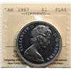 Image 2 : 1967 $1 ICCS Superb Gem Proof-Like-66 Cameo