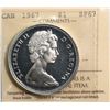 Image 2 : 1967 $1 ICCS Superb Gem SPECIMEN-67 Ultra Heavy Cameo