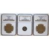Image 2 : 1976 $1 Nickel, to 1986 all NGC graded Superb Gem SPECIMEN-66 to Splendid SPECIMEN-68, 1995 10¢, 199