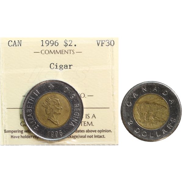 1996 $2 "Cigar" ICCS Choice Very Fine-30