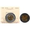 Image 1 : 2000 $2 "Knowledge - Pedestal S" ICCS Superb Gem Mint State-66.  Scarce this nice