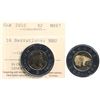 Image 1 : 2010 $2 "16 Serrations" ICCS Superb Gem Mint State-67 NBU