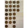 Image 1 : 1920 to 2008 1¢ Lot of over 235 coins in 3 Unisafe Blue Books.