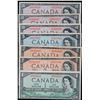 Image 1 : Devil's face Lot; 1954 $1 BC-29b, $2 BC-30b (2), $5 BC-31b, $10 BC-32b (2).  Lot of 7 notes with Bea