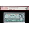 Image 1 : 1954 $1 BC-29a #E/A9903728 BCS Choice Extra Fine-45