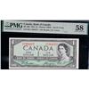 Image 3 : 1954 $1 BC-29a, BC-29b. Both notes certified Choice About Uncirculated-58 devil's face