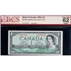 Image 1 : 1954 $1 BC-29b #KA7676709-10, BCS CH Choice Uncirculated-62 Original.  Lot of 2 consecutive notes.