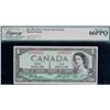 Image 1 : 1954 $1 BC-29b #L/A1663432 Legacy Superb Gem Uncirculated-66PPQ Devil's face