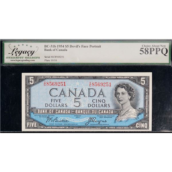 1954 $5 BC-31b #I/C8569251 Legacy Choice About Uncirculated-58PPQ