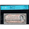 Image 1 : 1954 $100 BC-35a #AJ1454941, CCCS Choice Uncirculated-63. Devil's face