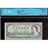 Image 3 : 1954 $1 BC-37bA #*DO0471405-406 CCCS Choice Uncirculated-62.  Lot of 2 consecutive notes.