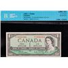 Image 1 : 1954 $1 BC-37bA #*A/Y0041064 CCCS Choice Uncirculated-62