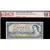 Image 3 : 1954 $5 BC-39b #Z/C7124011 Legacy Choice About Uncirculated-58PPQ, 1954 $20 BC-41b #A/W7658072 BCS C