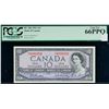 Image 1 : 1954 $10 BC-40b #O/V8096952 PCGS Superb Gem Uncirculated-66PPQ