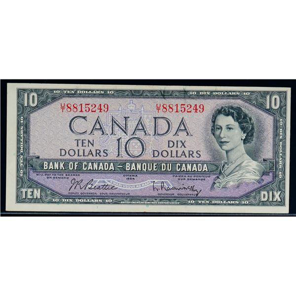 1954 $10 BC-40b #U/T8815249 EF