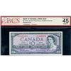 Image 1 : 1954 $10 BC-40bA #*A/D0162165 BCS Choice Extra Fine-45 Original
