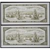 Image 2 : 1954 $20 BC-41a #H/E8182041-2042  Lot of 2 consecutive notes Choice to Gem Uncirculated.