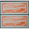 Image 2 : 1954 $50 BC-42b #B/H2896338-6339 Lot of 2 consecutive notes Choice to Gem Uncirculated.