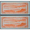 Image 2 : 1954 $50 BC-42b #B/H6872953-2954 Lot of 2 consecutive notes Choice Uncirculated.