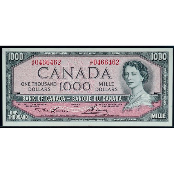 1954 $1000 BC-44d #A/K0466462 Nice Uncirculated or better.