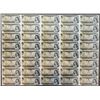 Image 1 : 1973 $1 BC-46b Original Roll of 40 Uncut notes BABN  Sheet Regular.  Serial #BFK series.  Note,  she