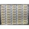 Image 1 : 1973 $1 BC-46b Original Roll of 40 Uncut notes BABN  Sheet Regular.  Serial #BFK series.  4 X 10 For