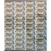 Image 1 : 1973 $1 BC-46b Original Roll of 40 Uncut notes CBN Sheet Regular.  Serial #ECP series.  4 x 10 forma