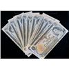 Image 1 : 1973 $1 BC-46aA-i " 17 note set" with prefix AAA-AAZ.  EF to Gem Unc.
