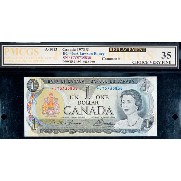 1973 $1 BC-46a *GY,1974 $2 *BX & *RW BC-47aA (2), 1971 $10 *DG BC-49aA, !971 $10 *TG BC-49cA, 1969 $