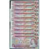 Image 1 : 1974 $2 BC-47aA #*UG, *BA (4), *BM (2), *BC, *BJ, *RW.  Lot of 10 notes.  All AU to Gem Uncirculated