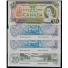Image 1 : 1969-1979 Note set.  Includes 1969 $20, 1979 $5 (2), 1979 $20.  All 4 notes Unc to Gem Unc.