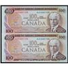 Image 1 : 1975 $100 BC-52b #AJG2601104-1108.  2 Consecutive notes in Uncirculated or better.