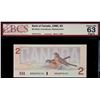 Image 1 : 1986 $2 BC-55aA (2). Both notes BCS Choice Uncirculated-63 to Choice Uncirculated-64