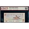 Image 3 : 1986 $2 BC-55aA (2). Both notes BCS Choice Uncirculated-63 to Choice Uncirculated-64