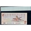 Image 1 : 1986 $2 BC-55b "cross over signature".  Lot of 4 notes CCGS Choice Uncirculated-64 to Gem Uncirculat