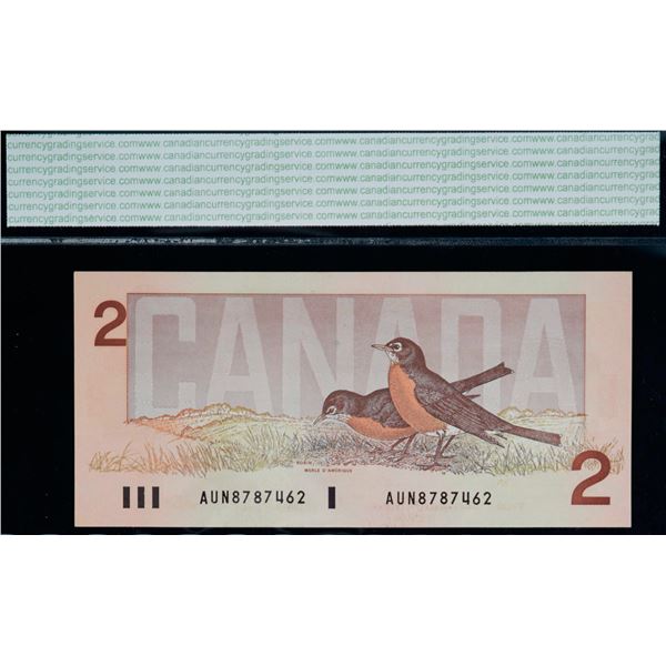 Banknote Lot - 1986 $2;  Includes various signatures, prefixes and grades.  All 13 notes CCGS Choice