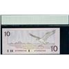 Image 4 : Banknote Lot - 1989 $10;  Includes various signatures, prefixes and grades.  All 7 notes CCGS Choice