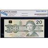Image 2 : 1991 $20 BC-58aA #EIX0452431 "I Without Serifs" CCGS Choice Uncirculated-64