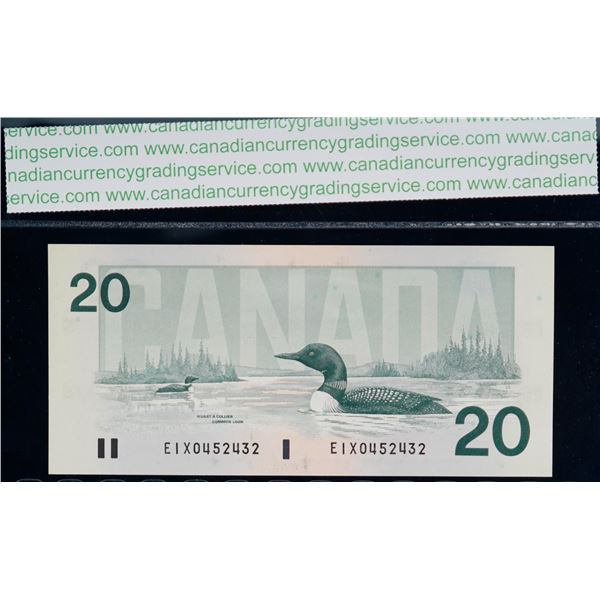 1991 $20 BC-58aA #EIX0452432 "I Without Serifs" CCGS Choice Uncirculated-64