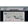 Image 2 : 1991 $20 BC-58aA-i #EIX2530953-54-55.  Lot of 3 consecutive replacement notes.  All LGC Superb Gem U