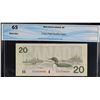 Image 3 : 1991 $20 BC-58d #EVV3598505, BC-58aA-ii #AIX0934987 both AU to UNC conditions, both WMG graded & 200